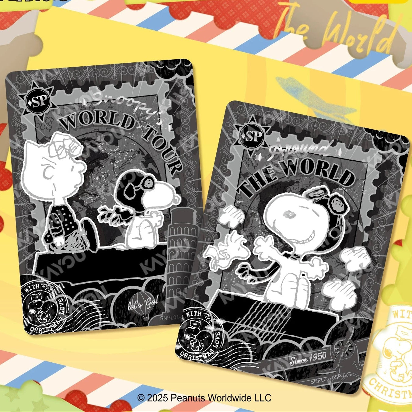 KAYOU Snoopy Peanuts Comics - Miracle Collection - World Travel