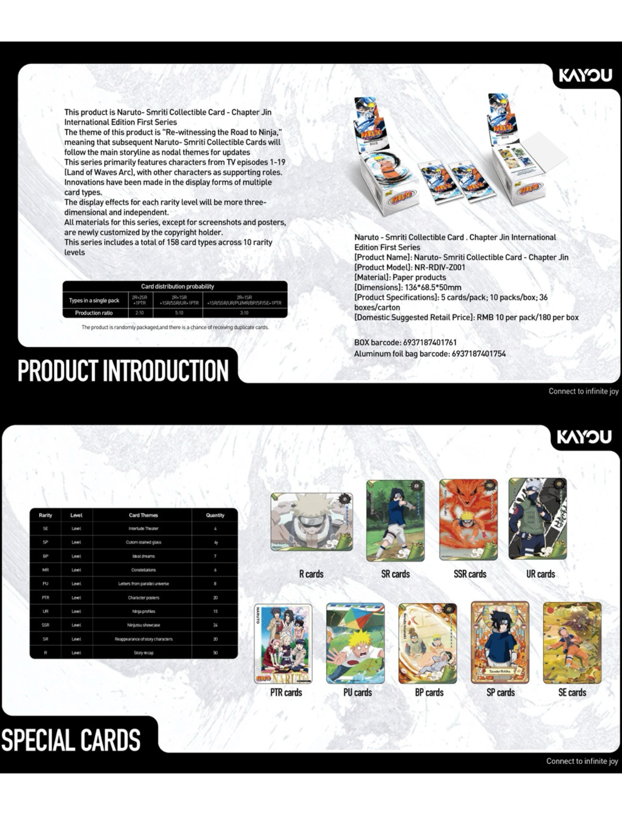 KAYOU Naruto-Smriti Collectible Card - Chapter Jin 1(English version) FUNTCG KAYOU Naruto-Smriti Collectible Card - Chapter Jin 1(English version) FUNTCG