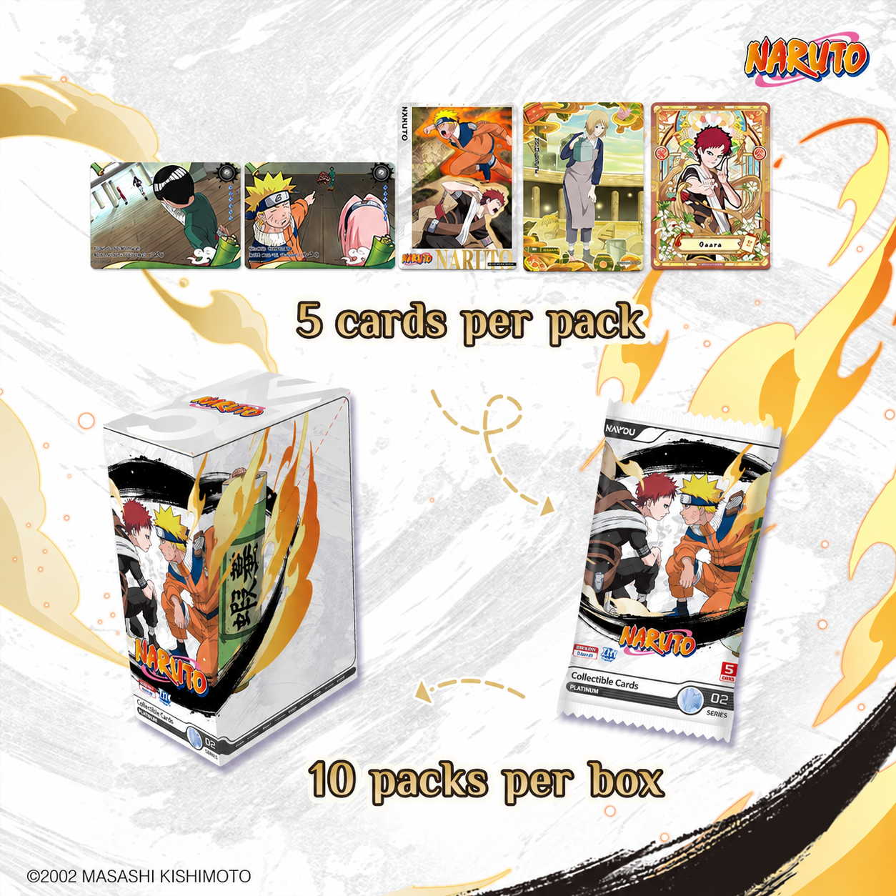 KAYOU NARUTO - Smriti Collectible Card - Chapter Jin Series 2 SEA NARUTO Trading Cards（English version)