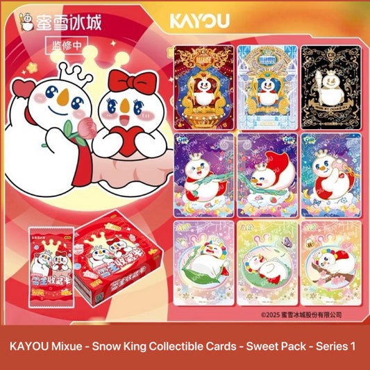 KAYOU Mixue - Snow King Collectible Cards - Sweet Pack - Series 1