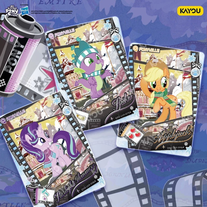 KAYOU My Little Pony Fun Shadow Pack 6th Edition, Official Authentic Collectible Cards, One Full Box Chinese