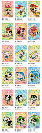 THE POWERPUFF GIRLS Collector's Cards - Candy Pack - Wave 1