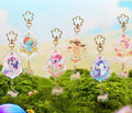 Kayou My Little Pony Magical Garden Series Chibi Acrylic Pendants One Box of(Including 6 Pieces)卡遊 小馬寶莉魔法花園系列Q版亞克力挂件1盒（內含6個）
