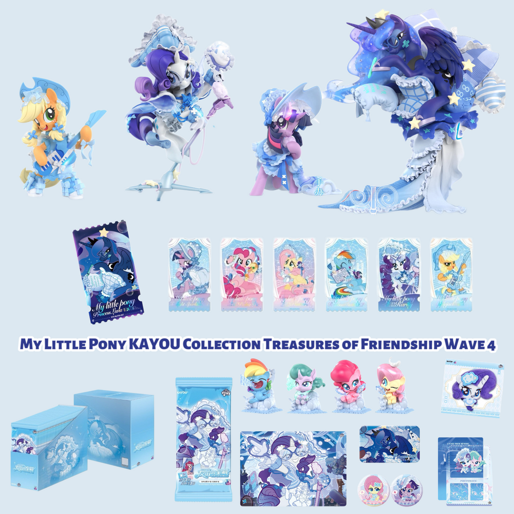 NEW My Little Pony KAYOU Collection Treasures of Friendship Wave 4 (Complete Full Box)