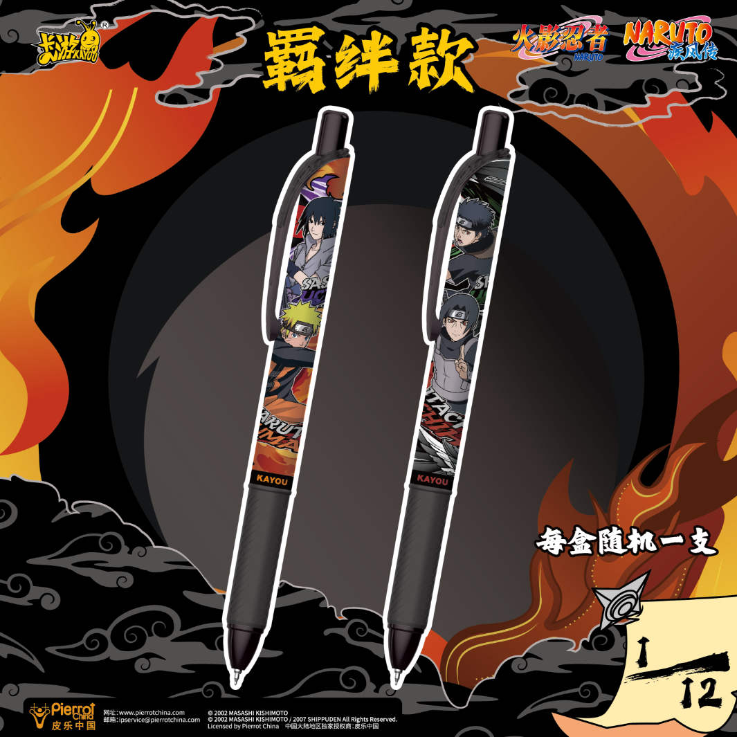 KAYOU Naruto Gel Pen - Ninja Chronicle Blaze Edition Wave 7