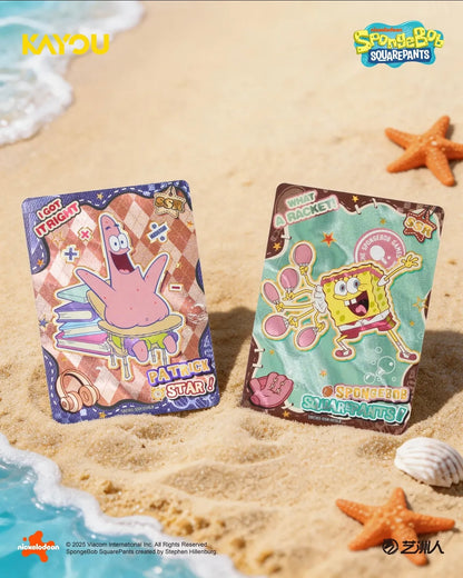 KAYOU English SpongeBob SquarePants-Joyful Moments Collectible Cards-Fashion Edition-001-SEA-Series 1
