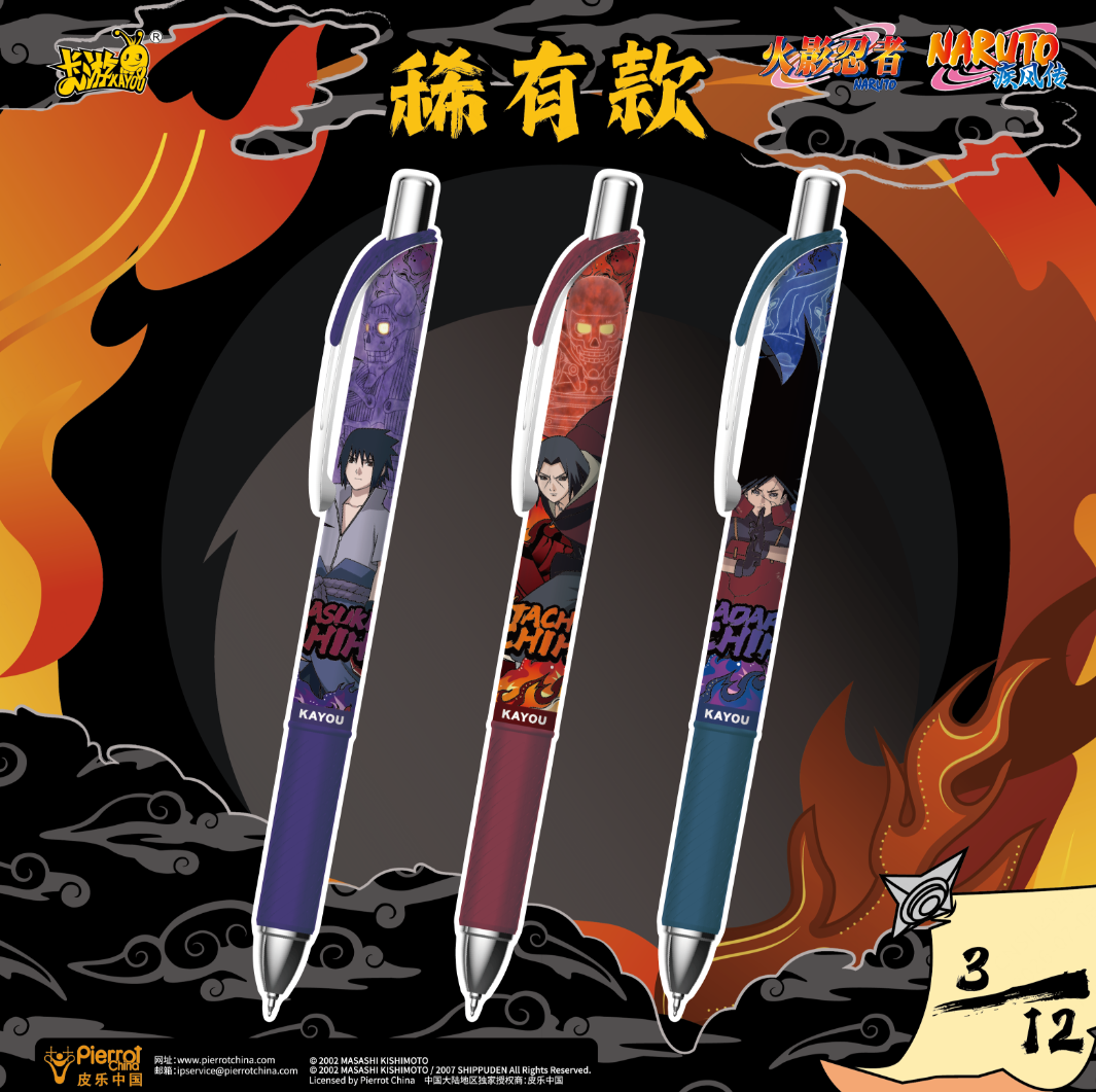 KAYOU Naruto Gel Pen - Ninja Chronicle Blaze Edition Wave 7