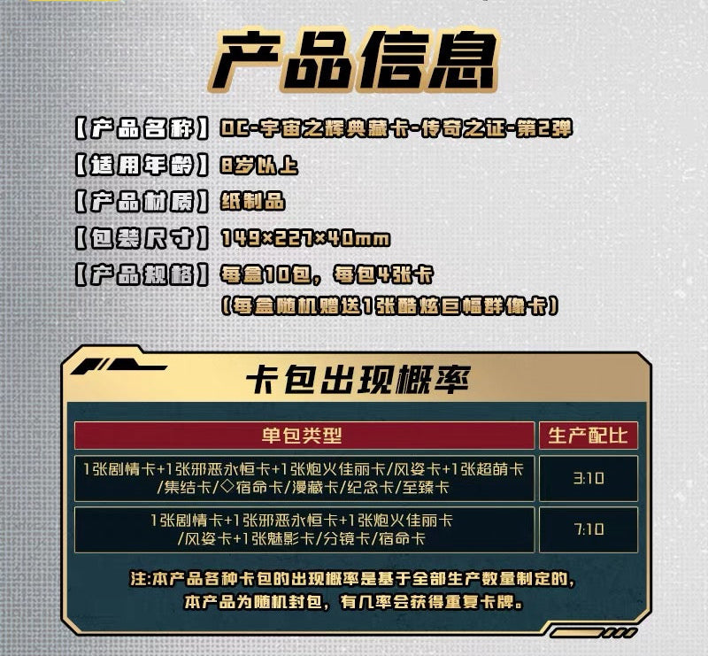 DC Cosmic Radiance Collection Cards – Legend’s Proof Wave 2