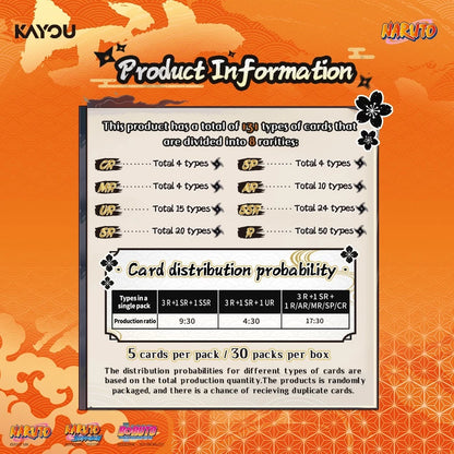 KAYOU NARUTO-Smriti Collectible Cards-Earth Scroll 001-SEA-Series 1（English Version)