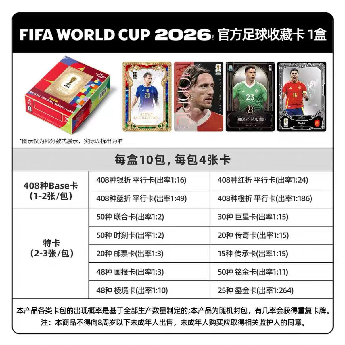 KAYOU × Panini FIFA World Cup 2026™ Official Football Trading Cards