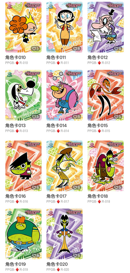 THE POWERPUFF GIRLS Collector's Cards - Candy Pack - Wave 1