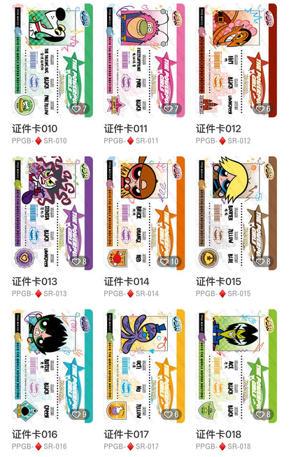 THE POWERPUFF GIRLS Collector's Cards - Candy Pack - Wave 1