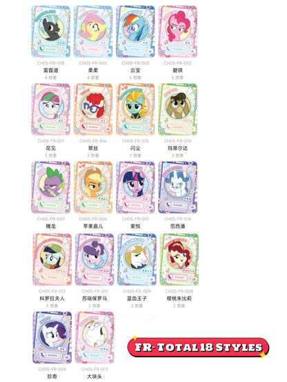 KAYOU My Little Pony - Friendship Forever Cards - Rainbow Pack - Series 5