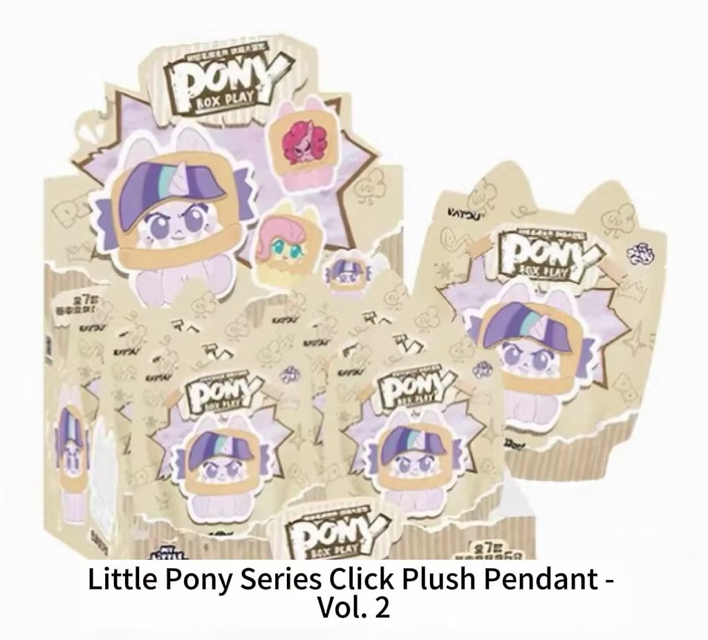 KAYOU My Little Pony Series Click‑Clack Plush Charms Wave 2