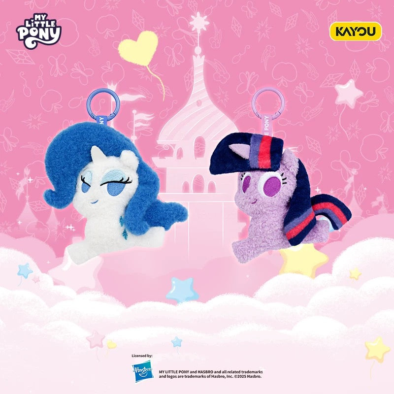 KAYOU My Little Pony Fluffy Ponies Series Plush Charms - One Full Box ...