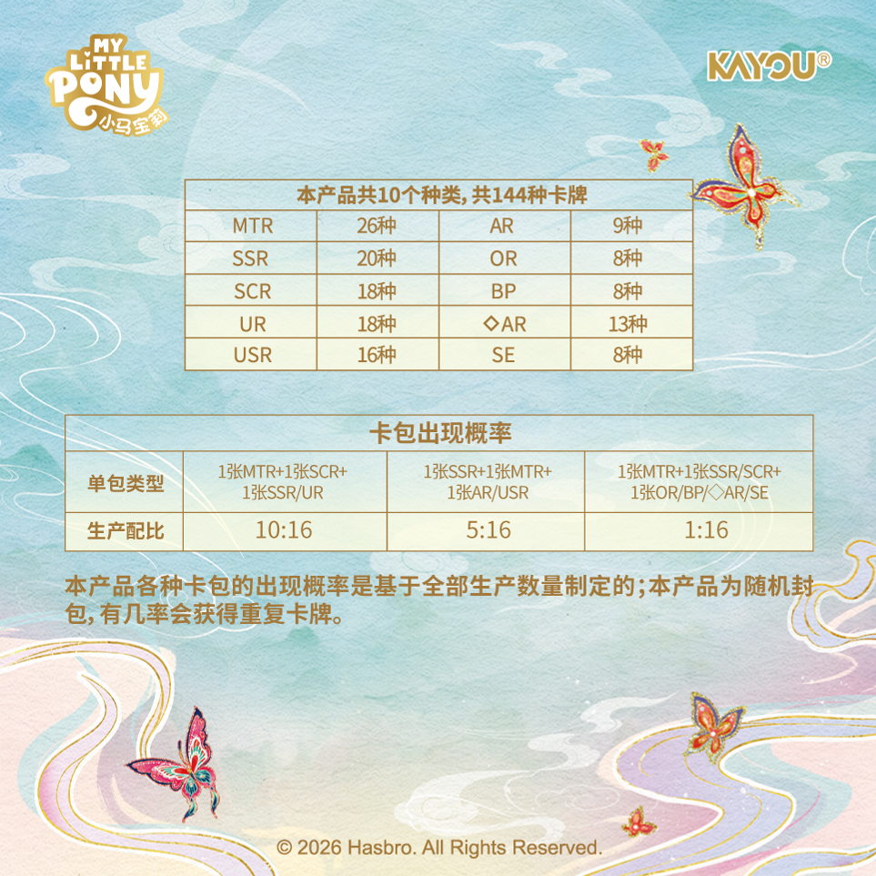 NEW KAYOU My Little Pony Star Pack Wave 3