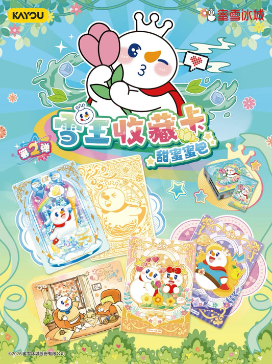 KAYOU Mixue Snow King Collectible Cards
Sweet Pack Series 2 – Now Available