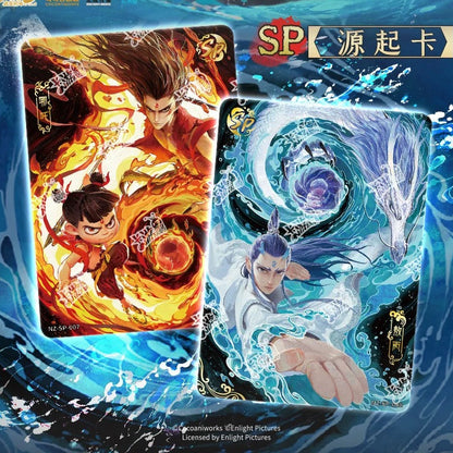 卡游 哪吒之魔童鬧海電影收藏卡鬥天包3彈 哪吒2卡片盲盒周邊卡牌