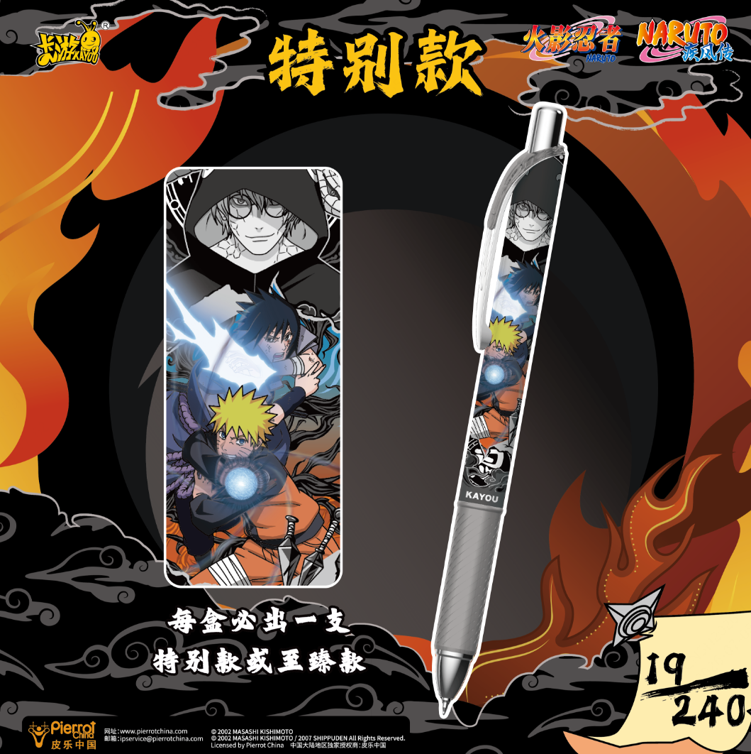 KAYOU Naruto Gel Pen - Ninja Chronicle Blaze Edition Wave 7