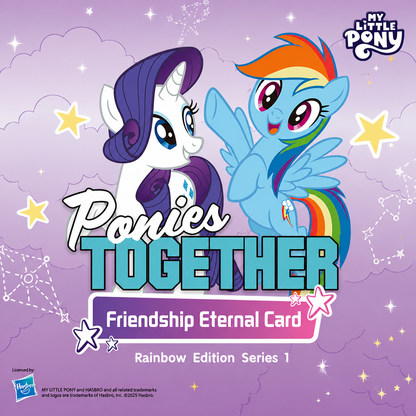 KAYOU My Little Pony-Friendship Eternal Card Rainbow Edition SEA English Version