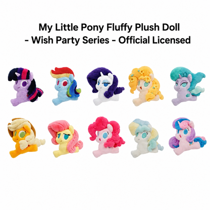KAYOU My Little Pony Fluffy Plush Doll - Wish Party Series - Official Licensed