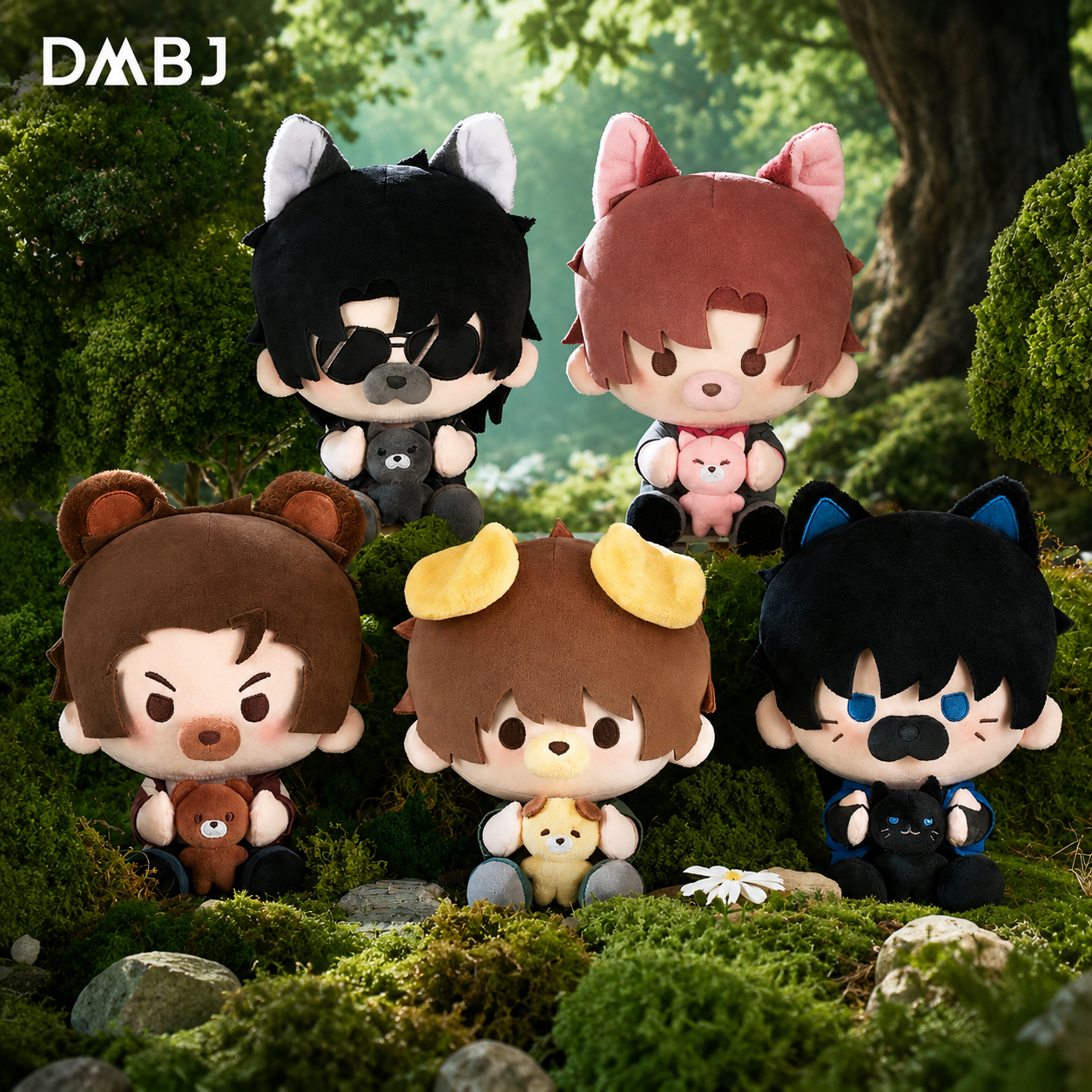 Kayou Daomu Biji Cute Pet Series Sitting Plush Dolls