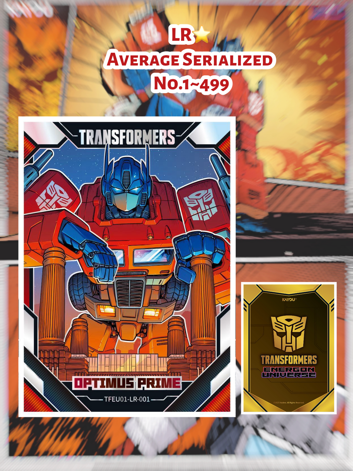 TRANSFORMERS-ENERGY CRITICAL PREMIUM CARDS-OVERDRIVE EDITION
-001B-SEA