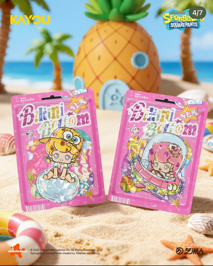 KAYOU English SpongeBob SquarePants-Joyful Moments Collectible Cards-Fashion Edition-001-SEA-Series 1