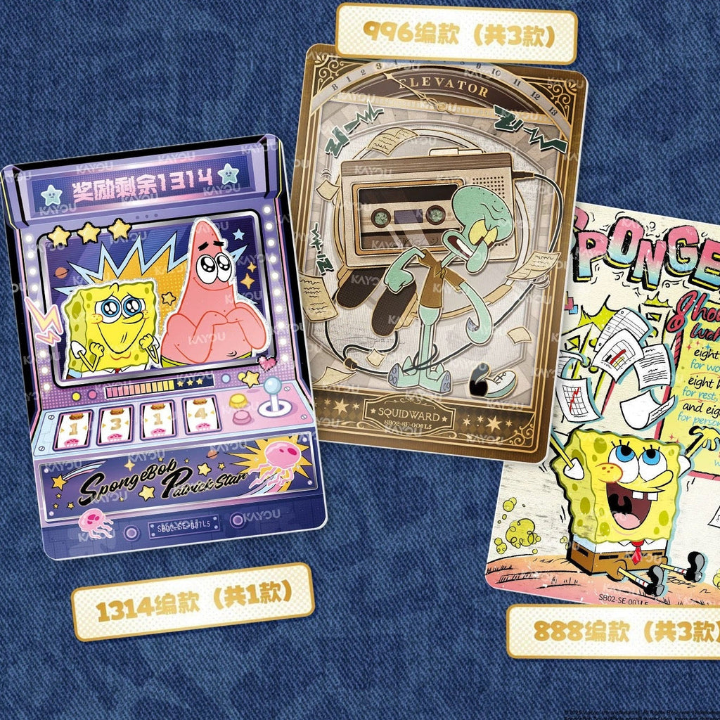 KAYOU SpongeBob Fun Times Collection Cards Premium Pack Wave 2 Chinese
