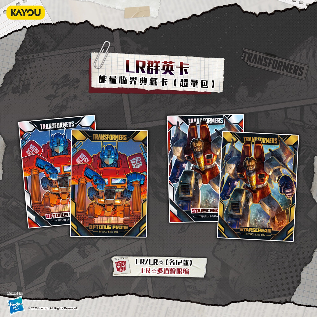 KAYOU Transformers: Energon Critical Collection – Hyper Boost Pack (Wave 1)