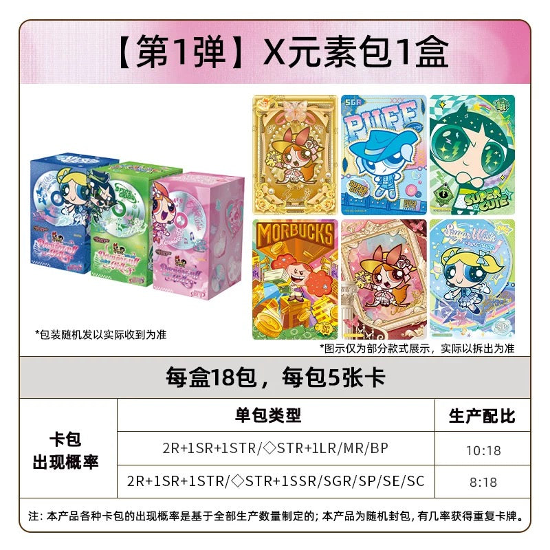 KAYOU THE POWERPUFF GIRLS X-Element Collection Vol.1