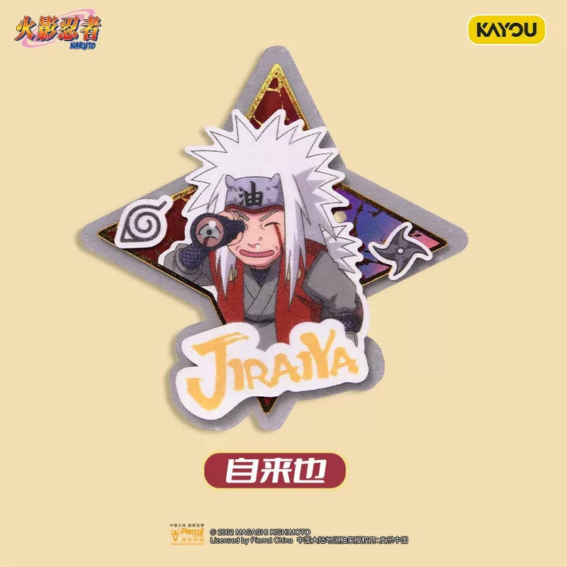 KAYOU Naruto: Shonen Arc Companion Series Non-Woven Fabric Badges - Official Licensed Anime Merchandise Brooches a full box