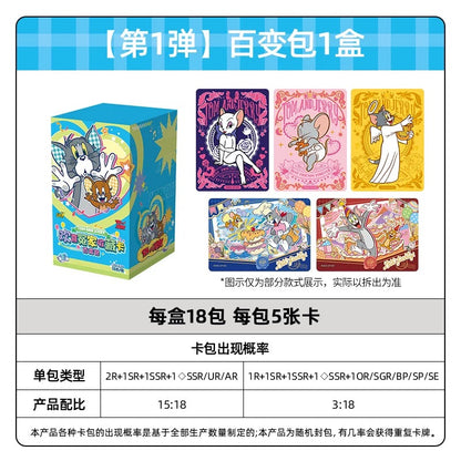 KAYOU Tom and Jerry: BFF Collection Cards - Versatile Pack Official Licensed Anime Collectible Cards