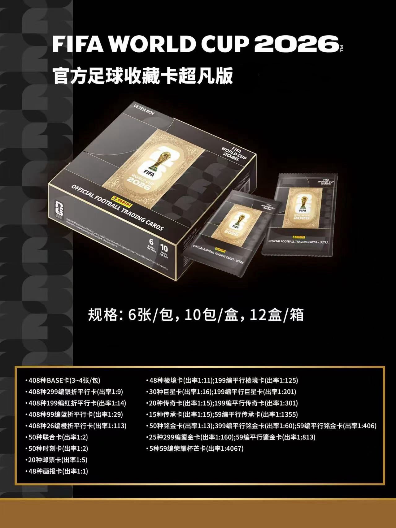 FIFA World Cup 2026™ Official Football Trading Cards - Premium Edition KAYOU × Panini