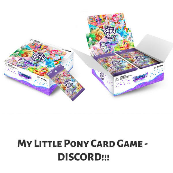 pre-order KAYOU My Little Pony Trading Card Game - DISCORD!!! KAYOU My little pony TCG Booster Pack