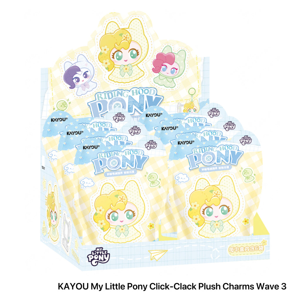 Pre-order KAYOU My Little Pony Series Click‑Clack Plush Charms Wave 3