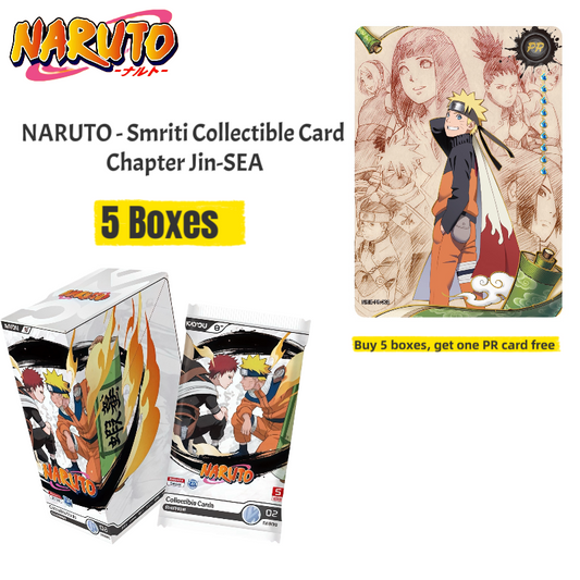 KAYOU NARUTO - Smriti Collectible Card - Chapter Jin Series 2 SEA NARUTO Trading Cards（English version)