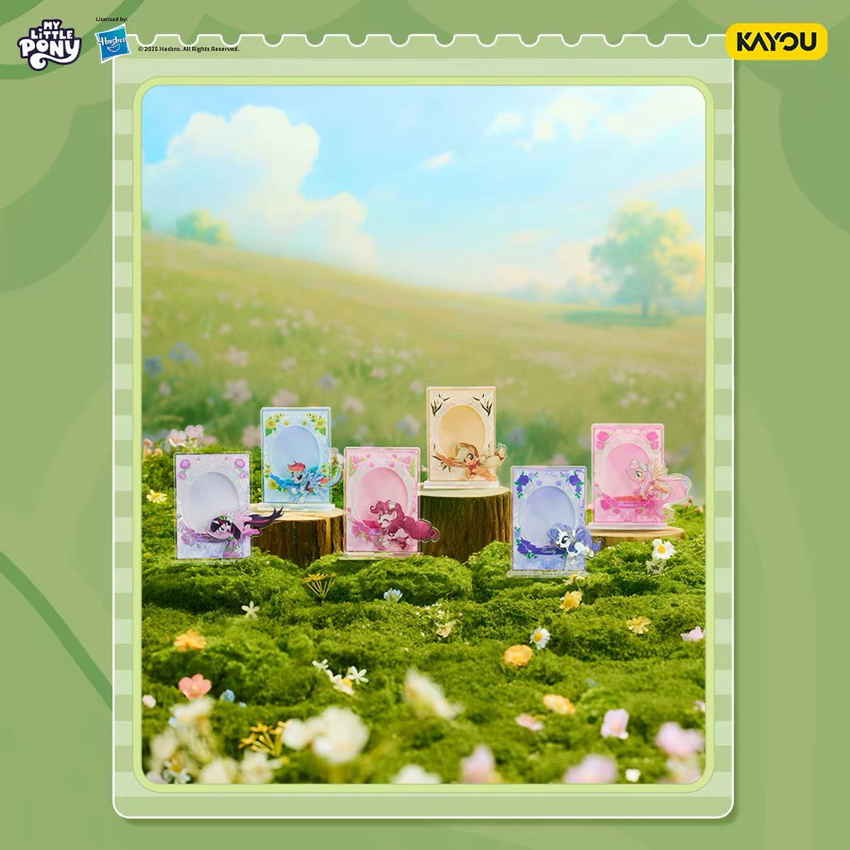 My Little Pony- Enchanted Garden Series - Acrylic Card Insert Sand Standee